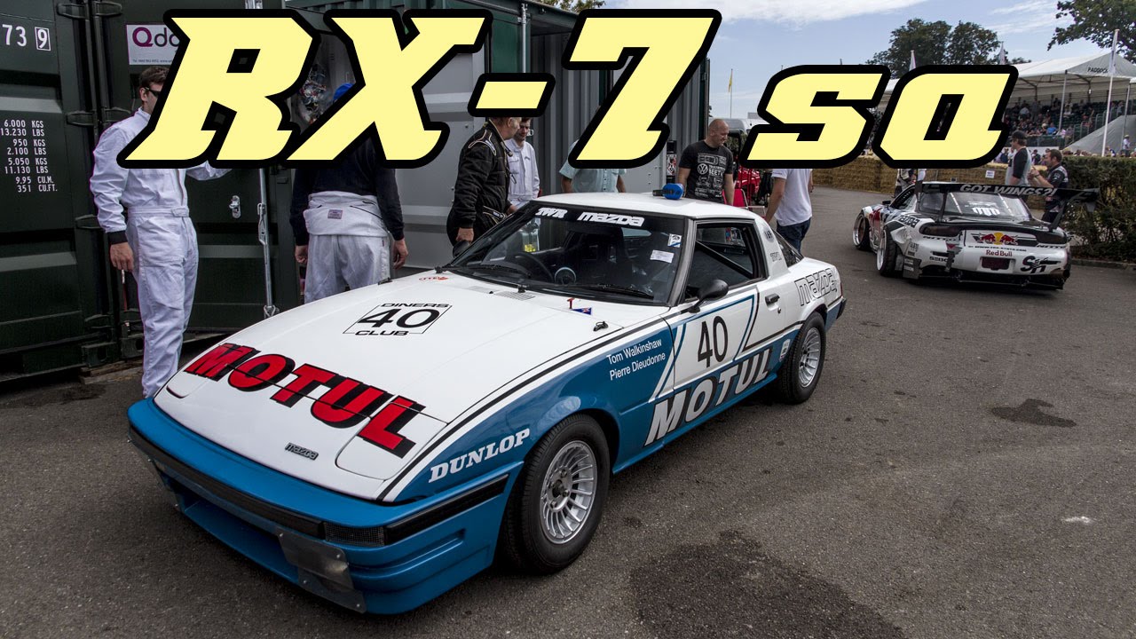 Mazda RX-7 sa at Goodwood 2015 (idle & revving)