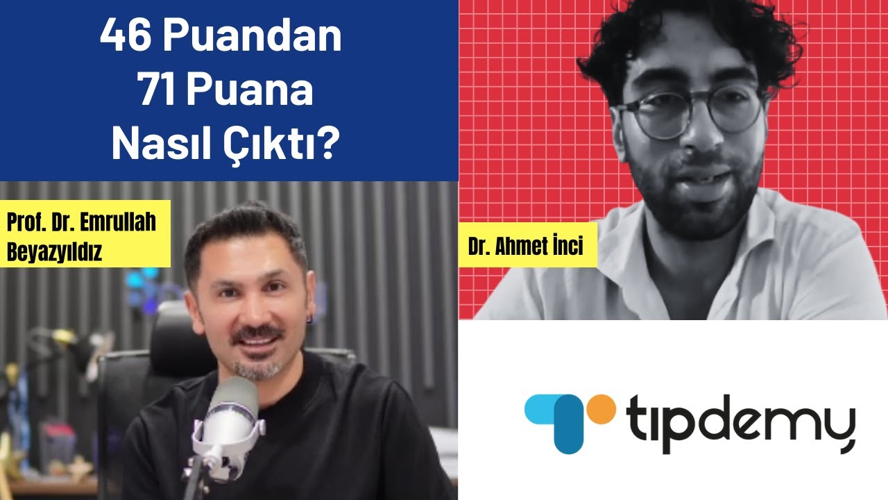 46 Puandan 71 Puana Nasıl Çıktı? / Dr. Ahmet İnci / TUS'u Başaranlar-11