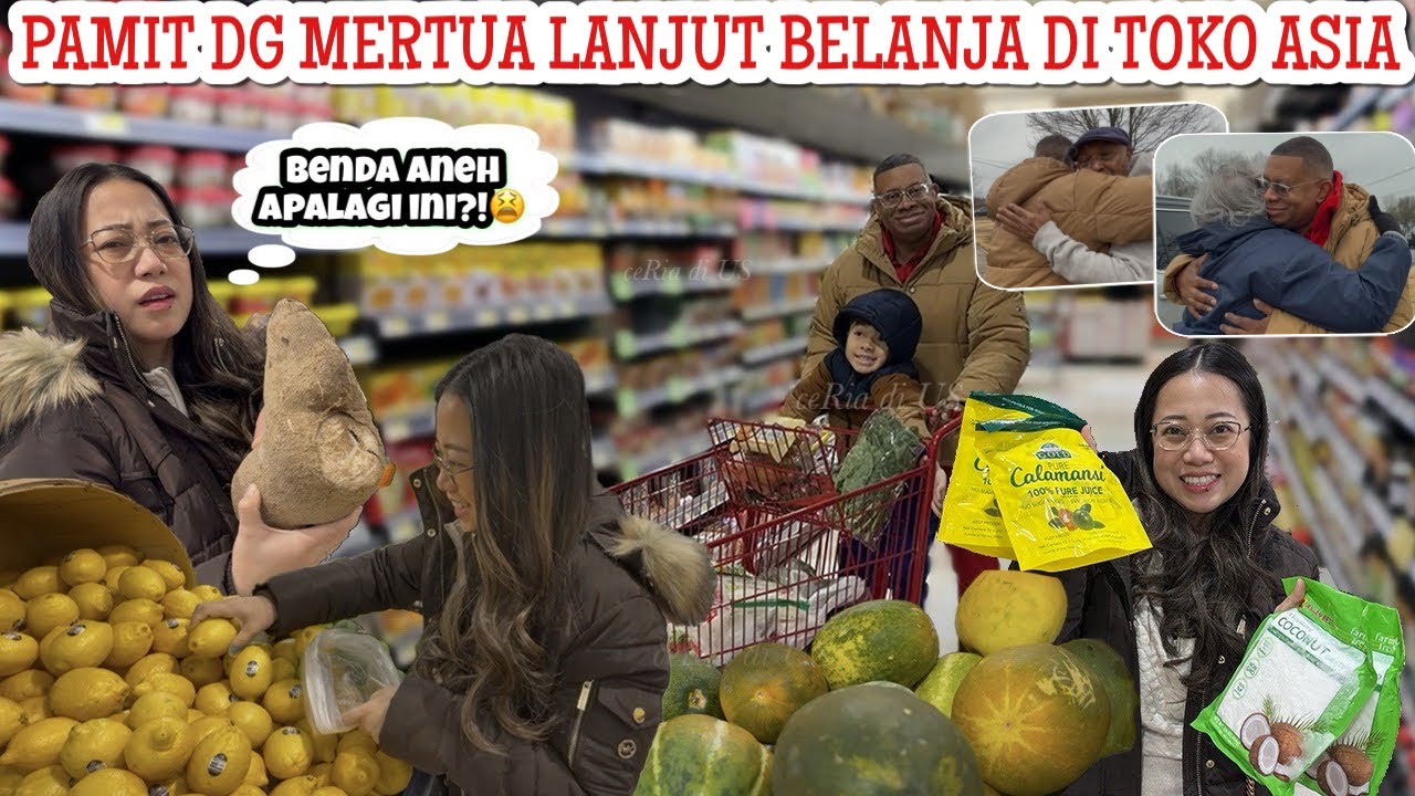 PAMITAN DG MERTUA LANJUT BORONG KEBUTUHAN MASAK KE TOKO ASIA HMART NEMU BARANG UNIK