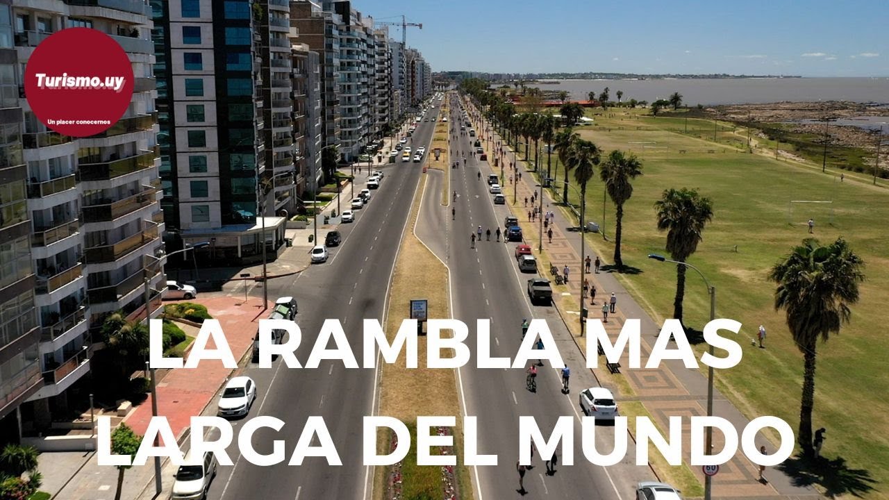 La RAMBLA de MONTEVIDEO, la MÁS LARGA del MUNDO, URUGUAY.
