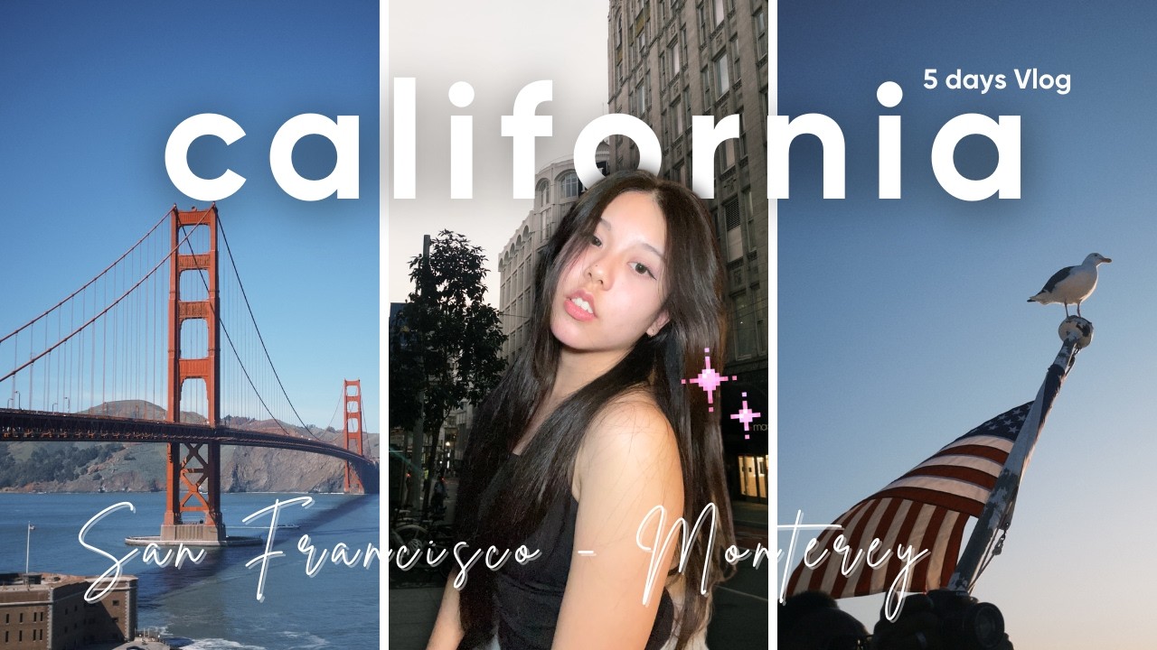 My FIRST Time in the USA 🇺🇸 | San Francisco & Monterey Travel Vlog