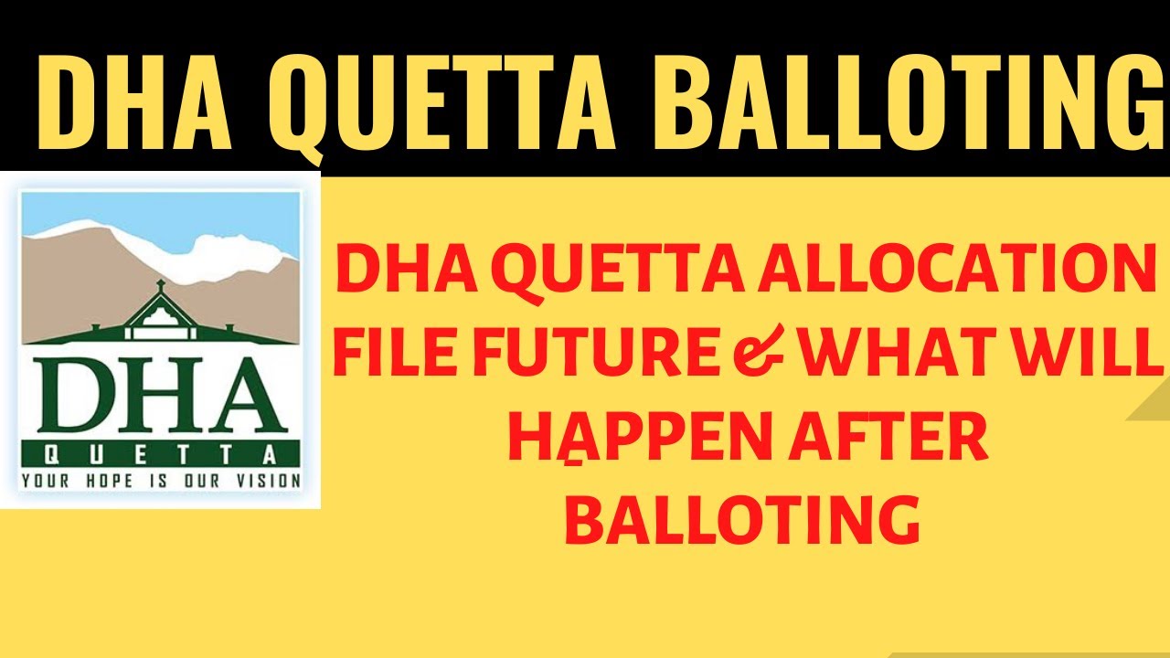 Dha Quetta Latest Update |Allocation File Balloting | Plot Future | Development charges 0321-8886364