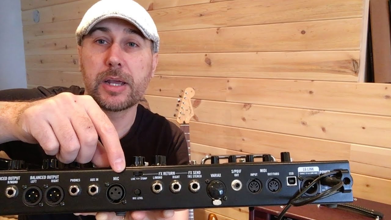 Line 6 Pod HD500X as in-ear-monitor mixer/amp