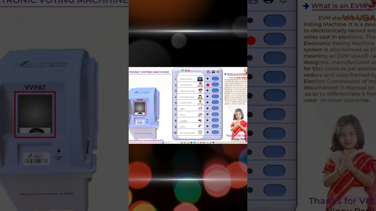 School Voting Machine App #education #election