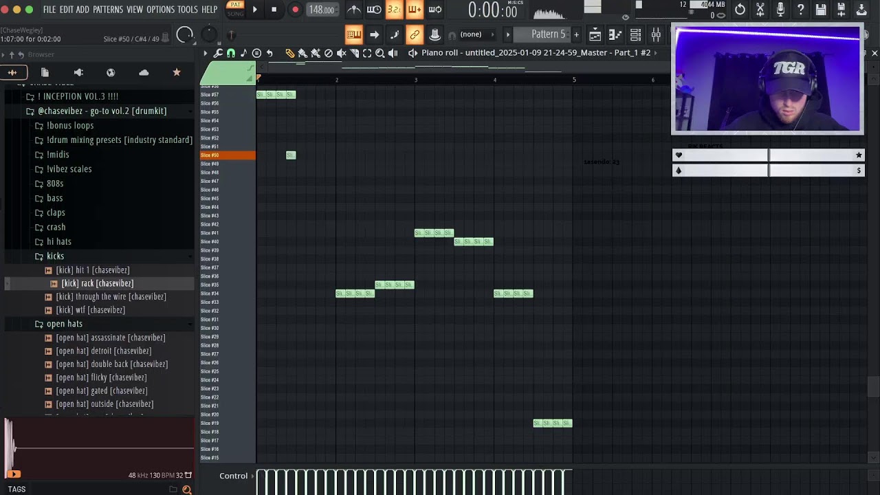 Chase Vibez making Beats & Melodies | Sounds4chasevibez@gmail.com