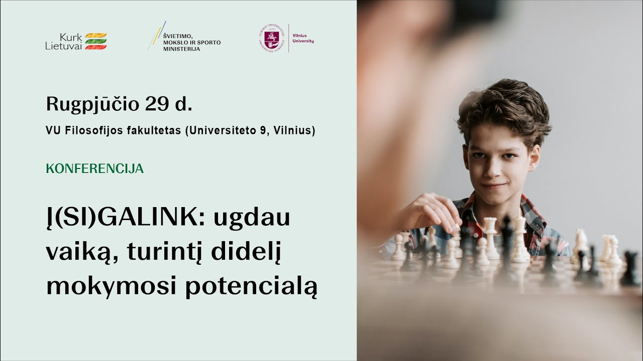 Į(si)galink: ugdau vaiką, turintį didelį mokymosi potencialą