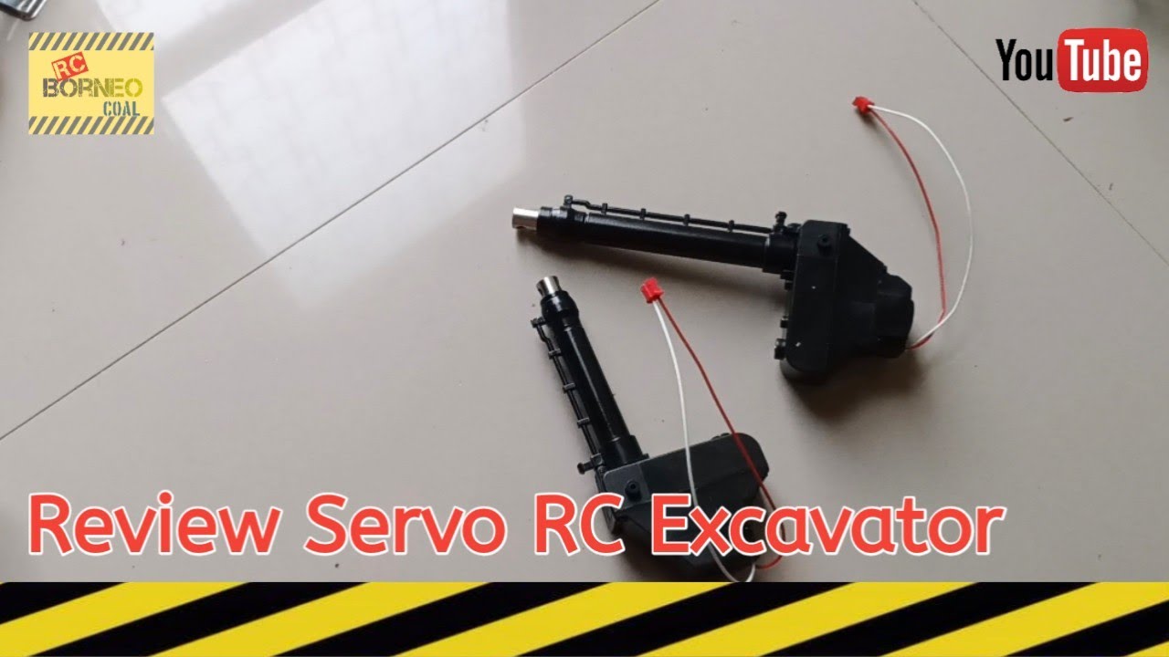 Servo Excavator|Review Servo RC Excavator|@rcborneocoal 