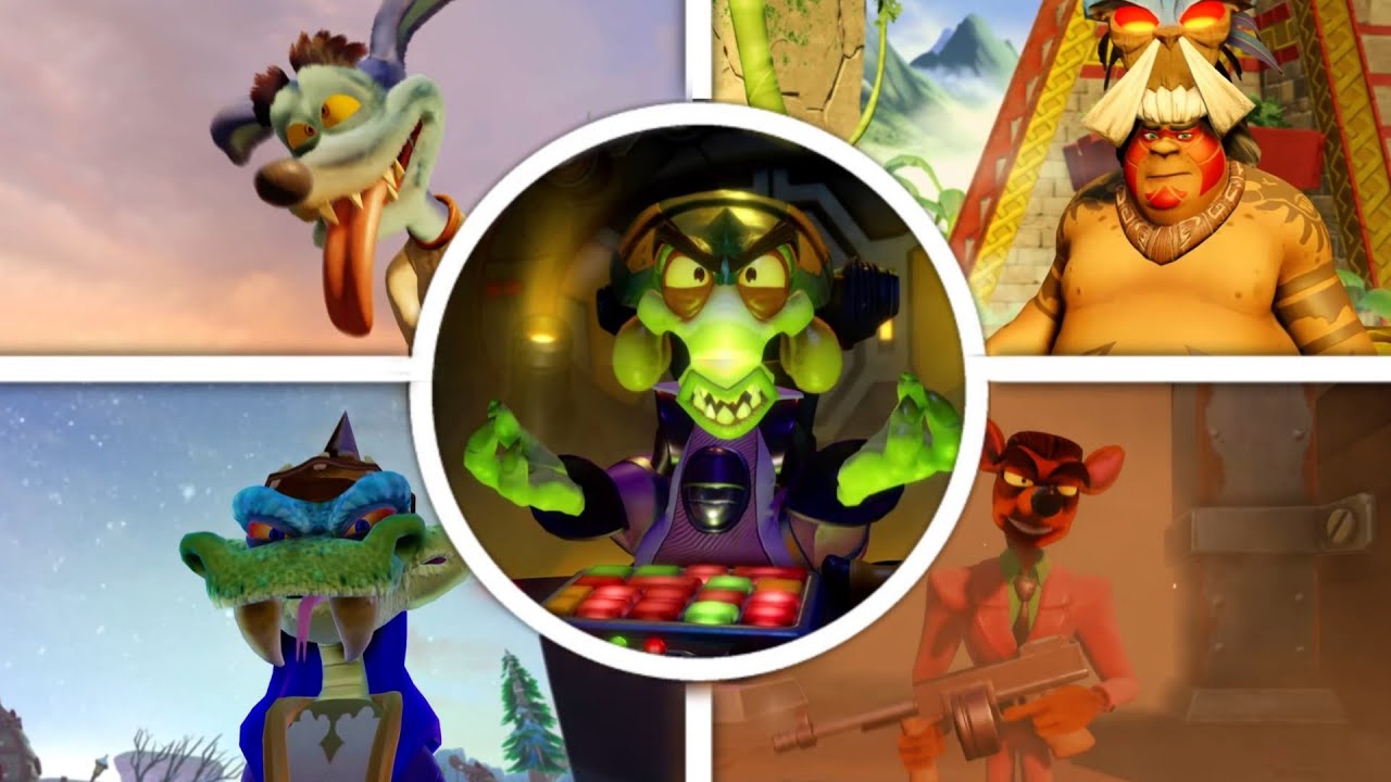 Todos os chefes de CTR Nitro Fueled (pt-br)