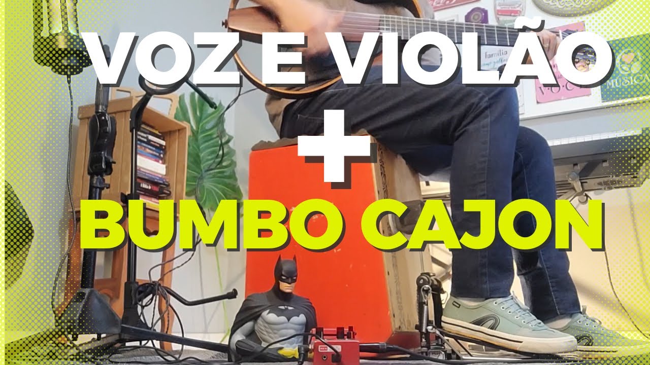 Chega de Som Vazio! Cajon + Pedal de Bumbo: O Segredo para Voz e Violão com Groove Pesado.