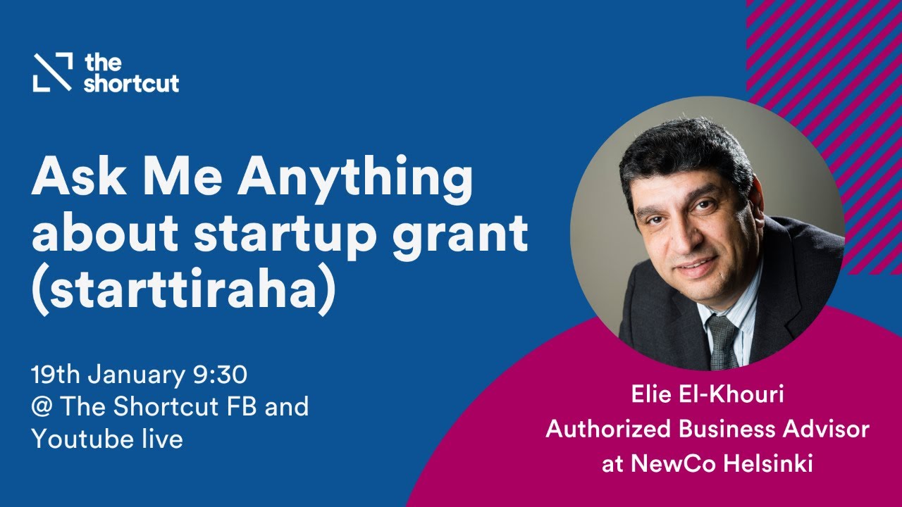 Ask me anything about Startup grant (starttiraha)