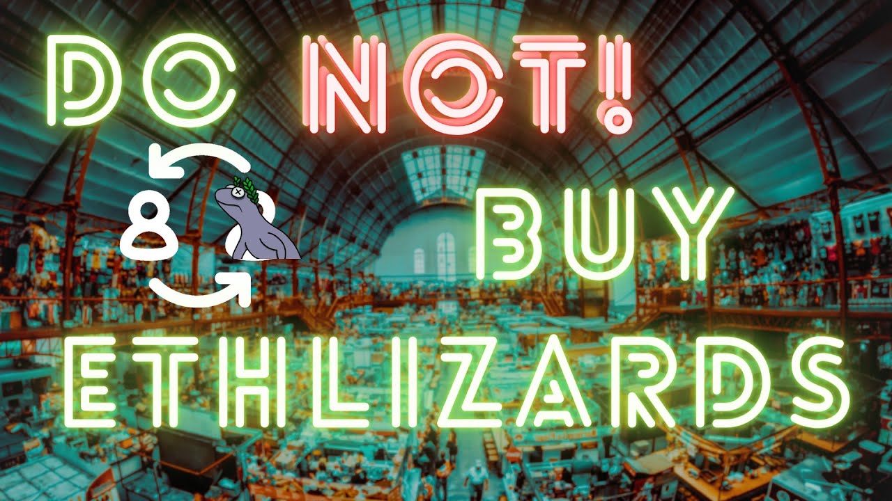 Do NOT buy Ethlizards! | Just for the next few days ;)