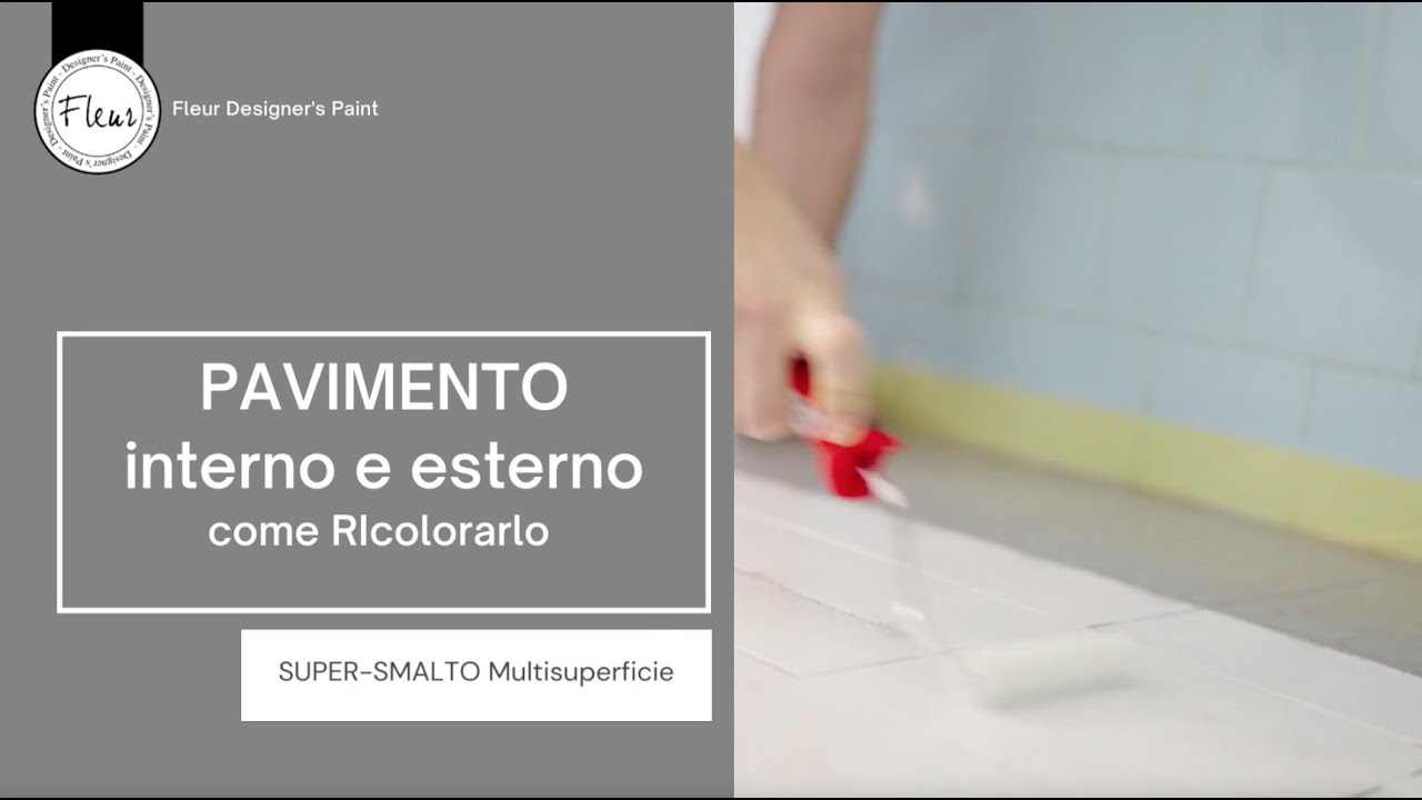 🇮🇹 Ricolora il pavimento interno e esterno con Fleur Super Smalto