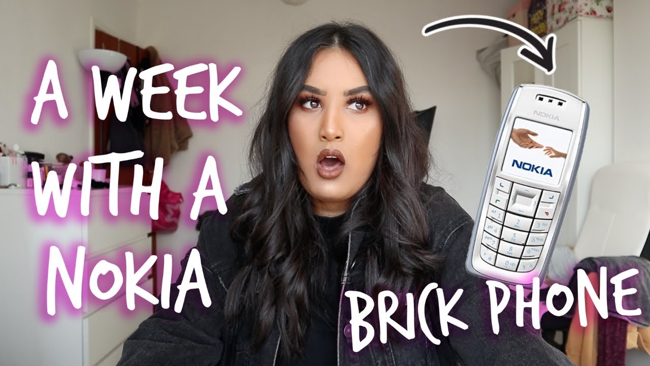 I TRIED A WEEK WITH A NOKIA BRICK PHONE! *shocking*