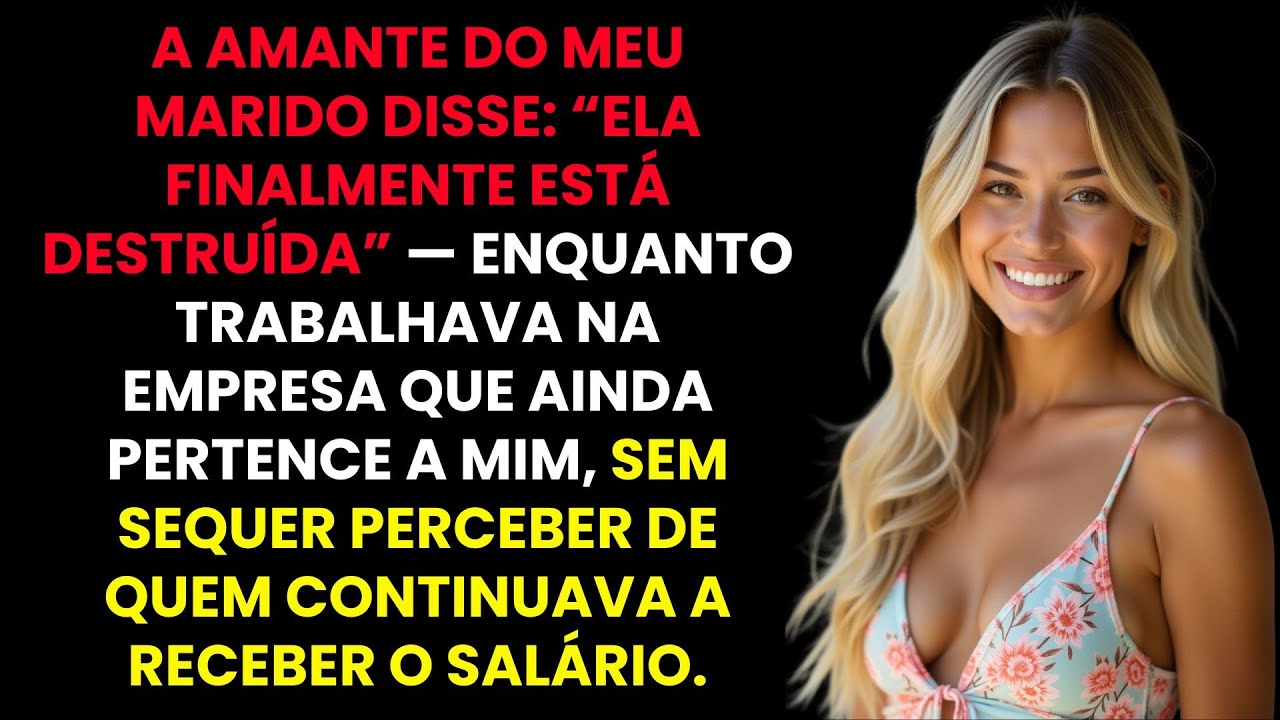 A amante do meu marido disse “ela finalmente está destruída” — enquanto trabalhava na empresa...
