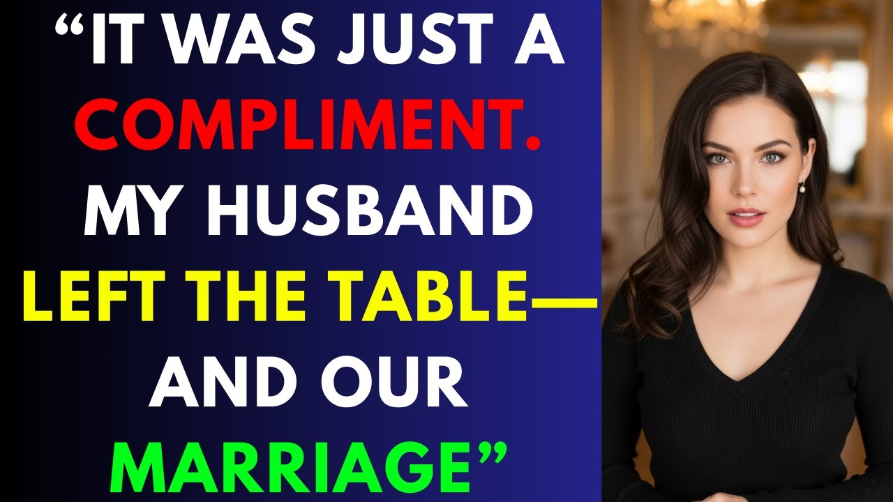 “It Was Just a Compliment  My Husband Left the Table—and Our Marriage”