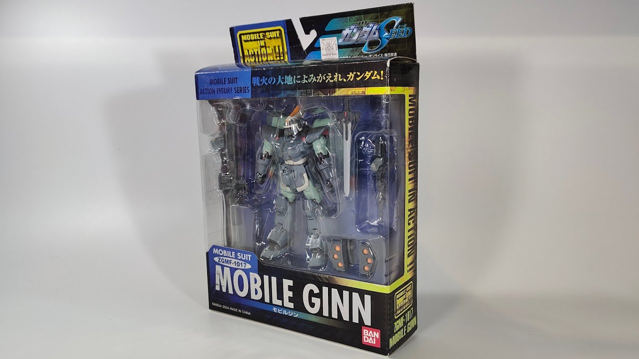 Unboxing Bandai Mobile Suit in Action Gundam Seed Ginn