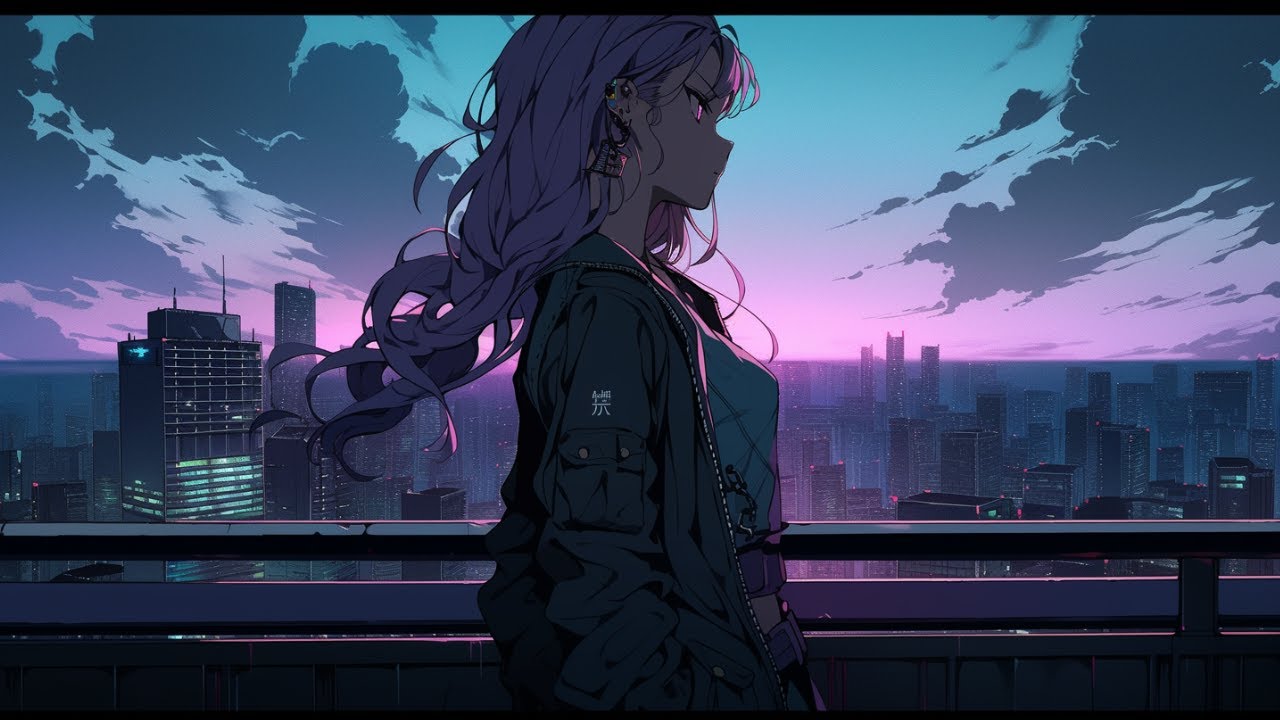 【Cyberpunk Chill Lo-fi】Twilight City Beats for Relax 🌇