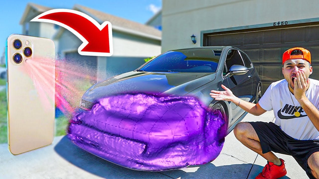 TESTEI a CÂMERA MÁGICA 3D do NOVO IPHONE 12 PRO que ESCANEIA OBJETOS