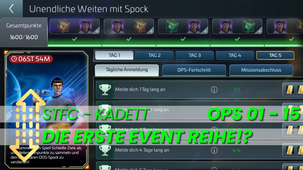 DIE ERSTEN EVENTS in STFC. // OPS 1-15 // #DNW