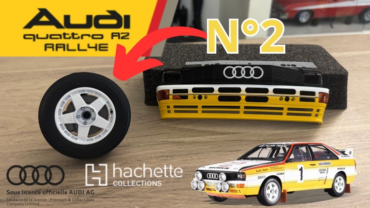 N°2 Audi Quattro : La Légende des Rallyes   HACHETTE COLLECTIONS  1/8