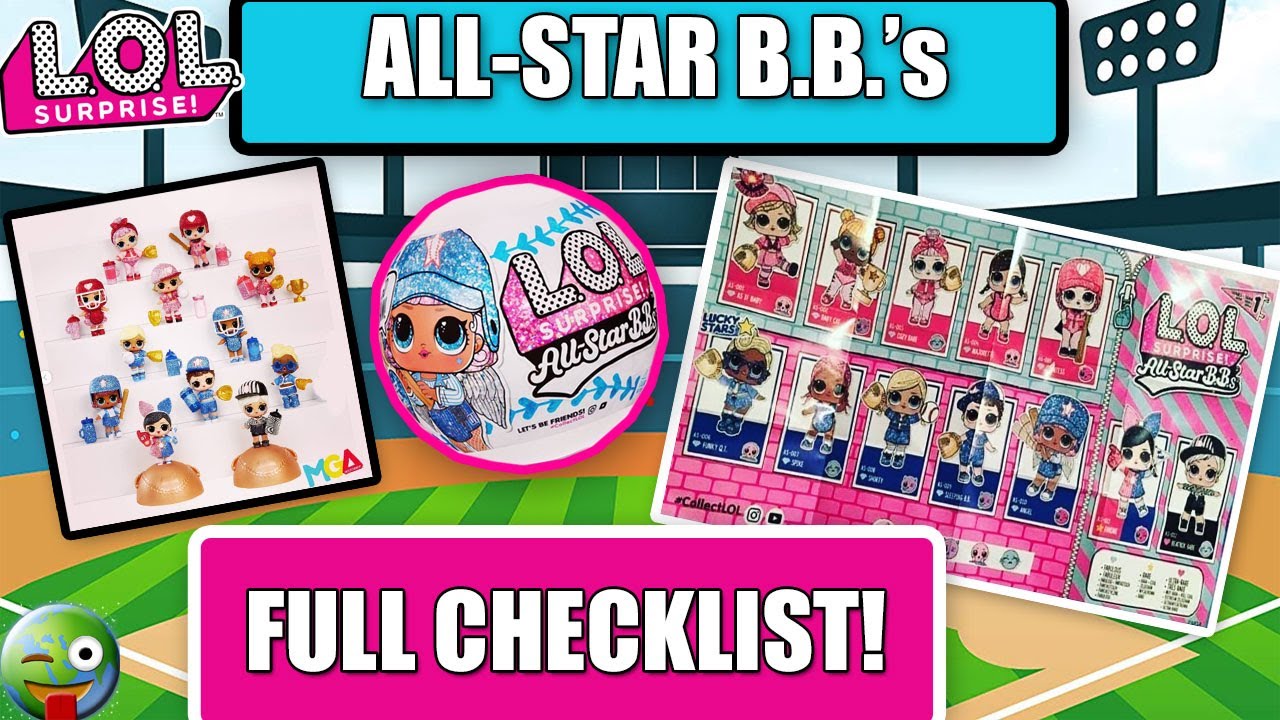 LOL SURPRISE ALL-STAR B.B.'s FULL CHECKLIST REVEAL!