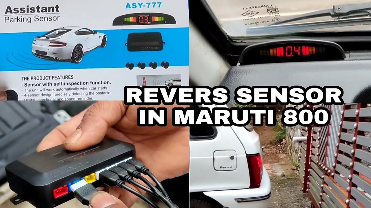 HOW TO INSTALL REVERSE SENSOR IN CARS | MARUTI 800