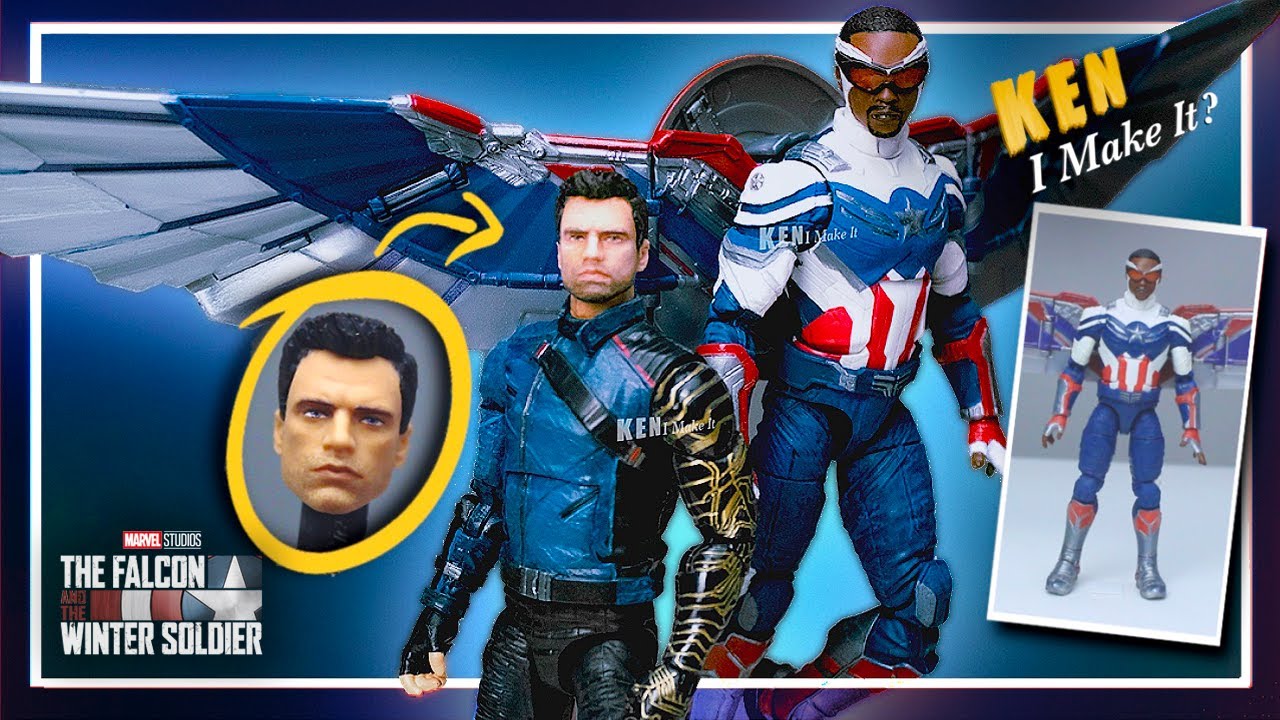 Fixing Marvel Legends CAPTAIN AMERICA & BUCKY - Falcon and the Winter Soldier | Ken I Make It