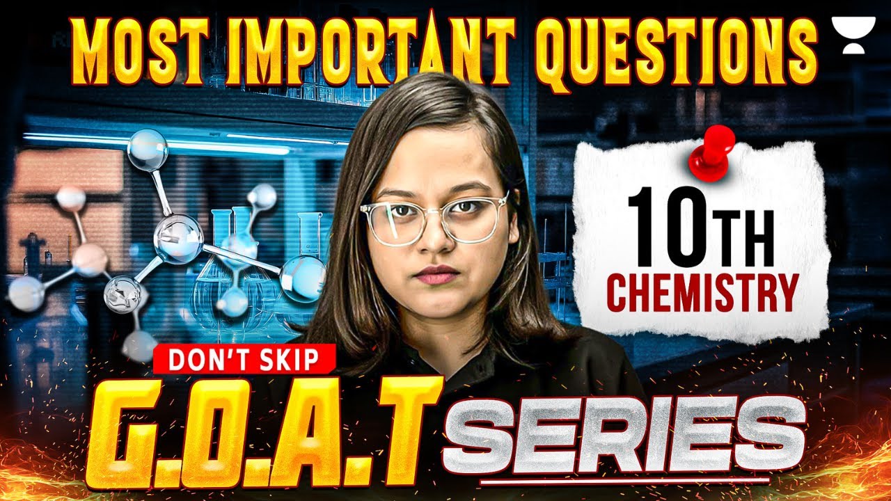 Class 10 Science 2026 | Chemistry Most Important Questions | Nikita Ma'am