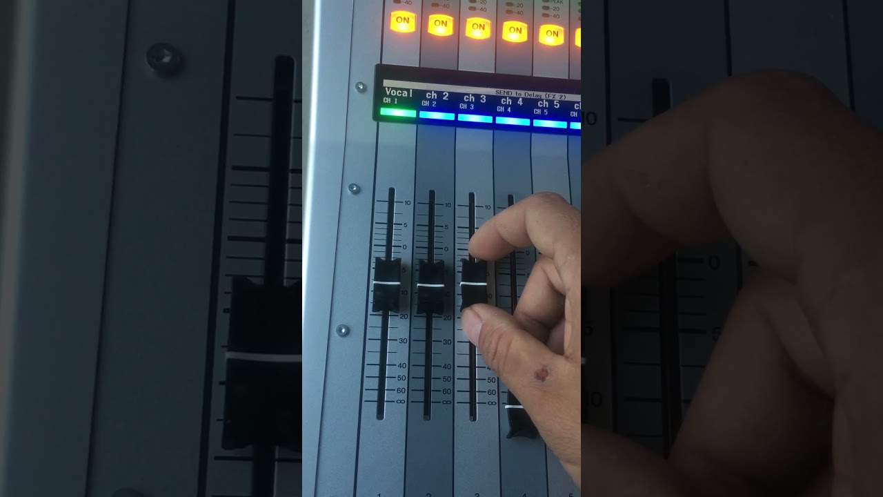 Setup mixer yamaha TF1