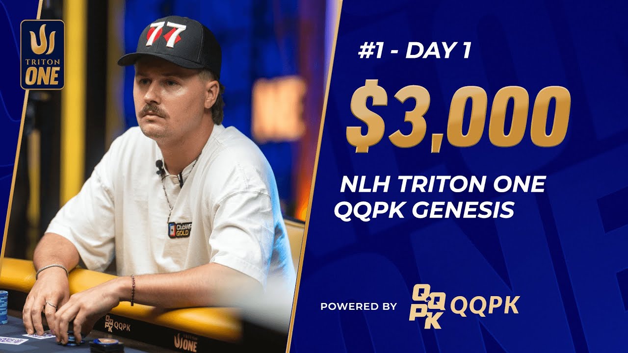 $3K NLH Triton ONE QQPK Genesis &ndash; Event #1, Day 1A | JEJU II 2025