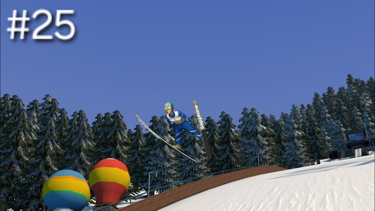 Przechodzę gry o sportach olimpijskich part1 skoki narciarskie odc25 mistrzostwa świata w lotach