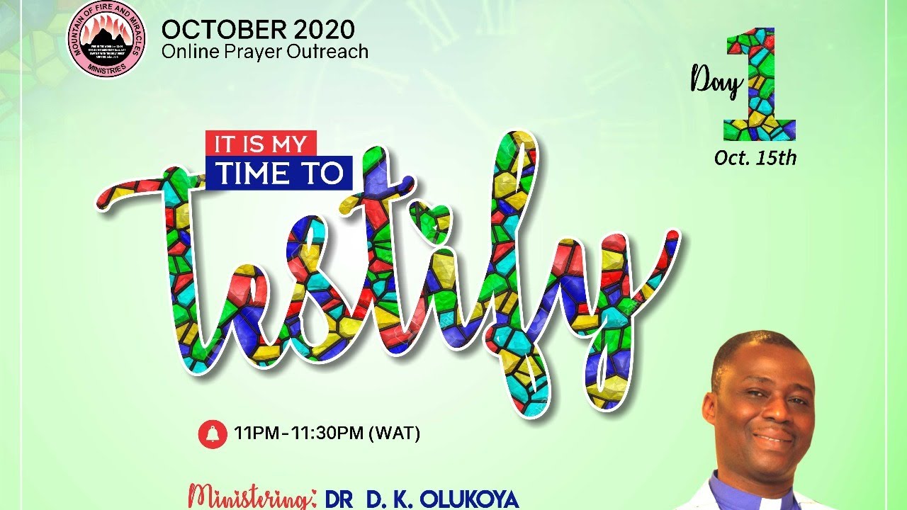 Mid-Month Prayer Rain - Day 1 October 15th 2020