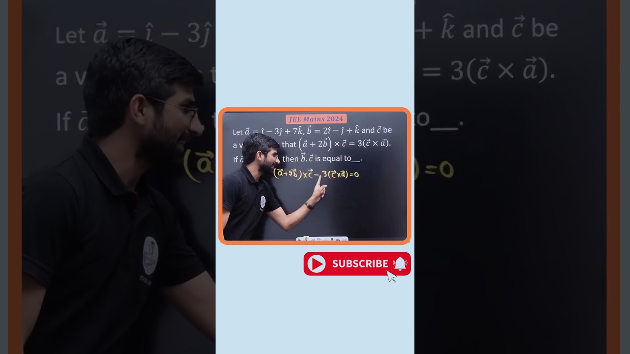 JEE Mains 2024 Vectors 🚀 | Must-Solve PYQs! 🔥#jeemains #pyq #jee #maths