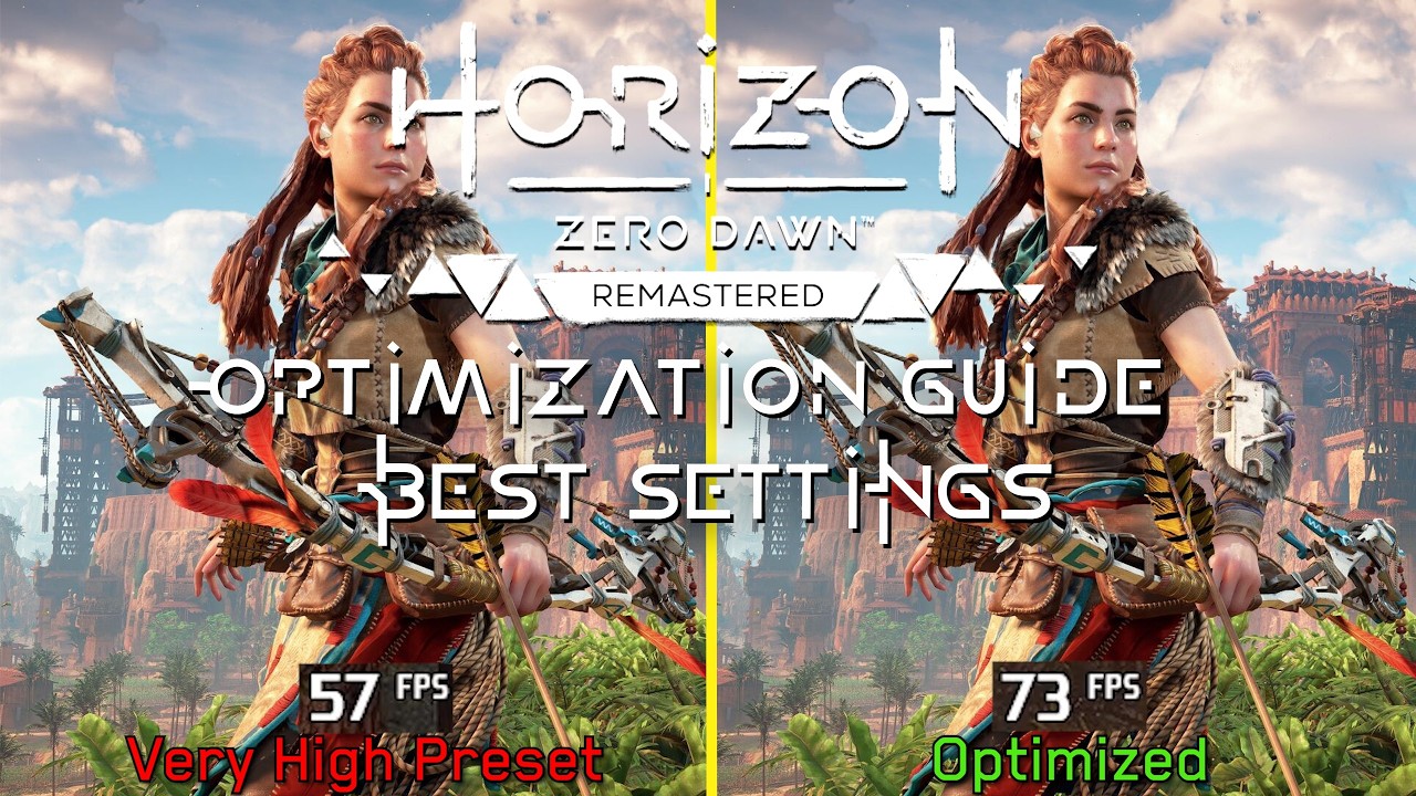 Horizon Zero Dawn Remastered | РУКОВОДСТВО ПО ОПТИМИЗАЦИИ | Протестированы все настройки | Лучшие...