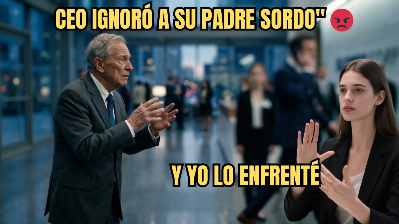 ¡El CEO Millonario IGNORÓ a su Padre Sordo... Hasta que YO descubrí su SUCIO SECRETO! 😡🏢 (Justicia)