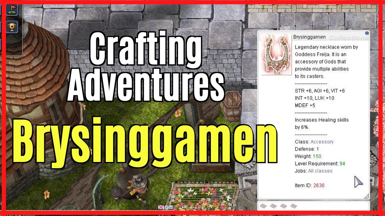 Making Brysinggamen God Accessory | Shining Moon RO | Ragnarok Online 17.2