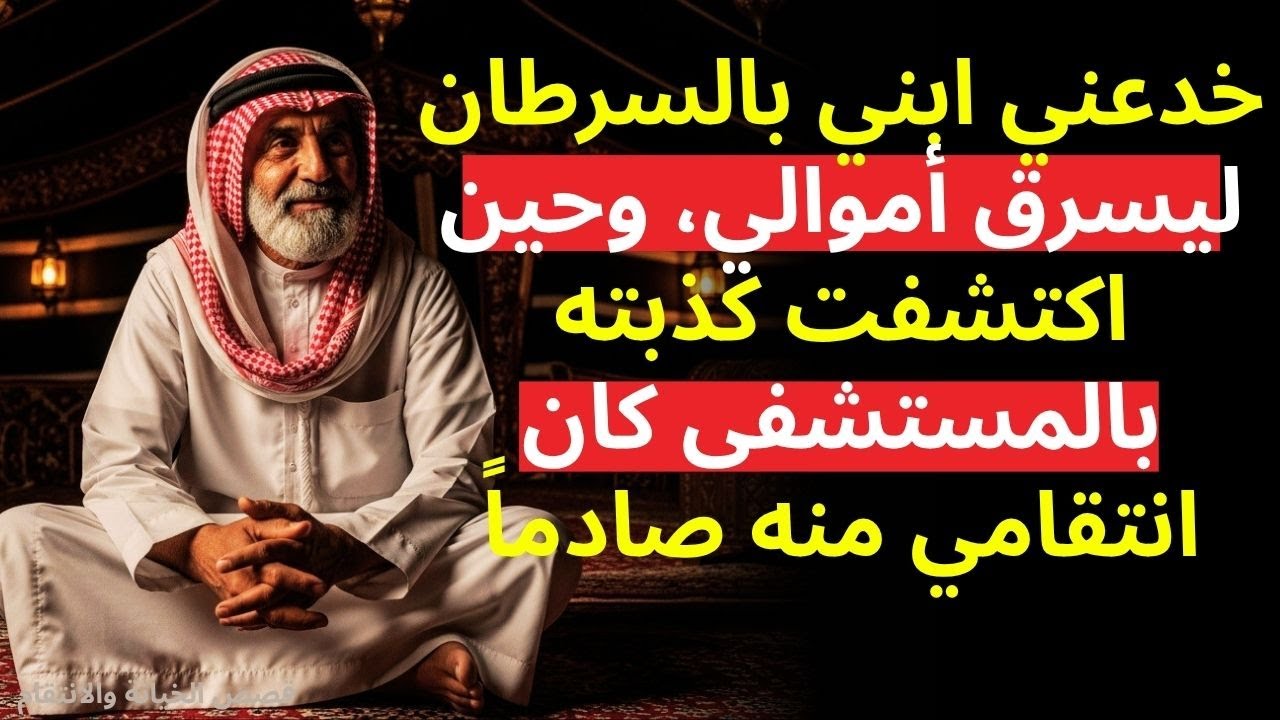 ابني خدعني بالسرطان ليسرق أموالي قائلاً بقي لي 3 أشهر فقط فكان انتقامي منه قاسياً