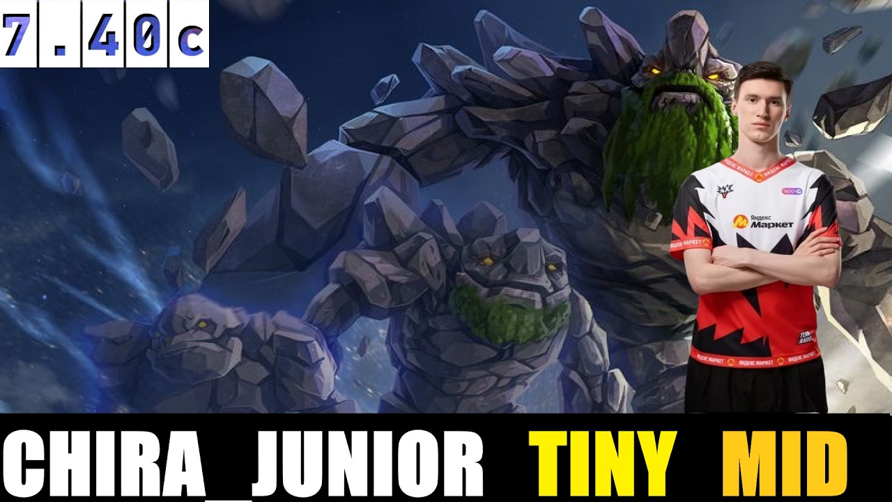 🤯 CHIRA_JUNIOR [TINY] MID 7.40c - DOTA 2 HIGHEST MMR MATCH#dota2  #dota2gameplay