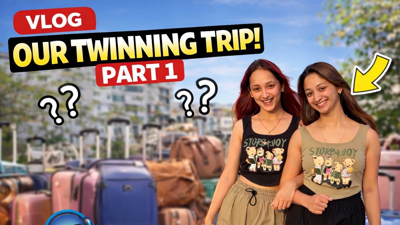 The Start of Our Twinning Trip 💕 | Part 1 || Divyanegivlogs #negisisters 