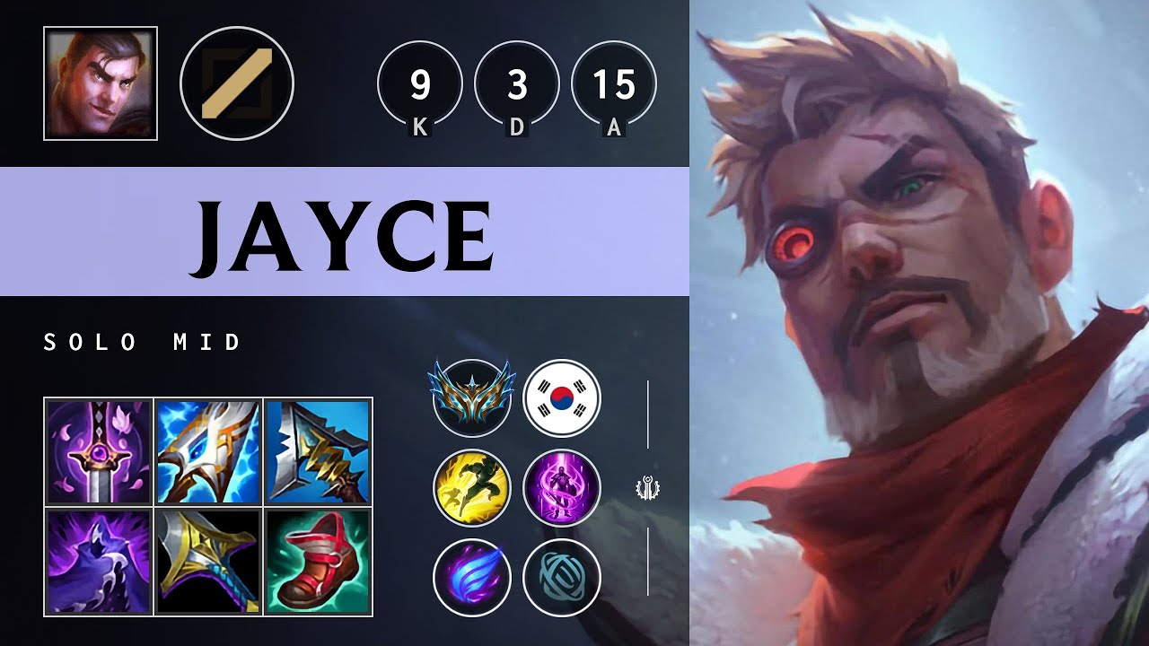 Jayce Mid vs Taliyah: Dominating - KR Challenger Patch 14.21