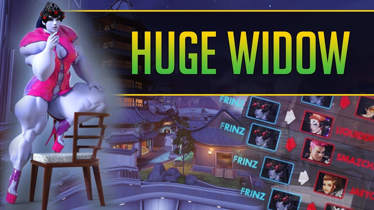 HUGE WIDOW - Aimbottz Overwatch Widowmaker Gameplay