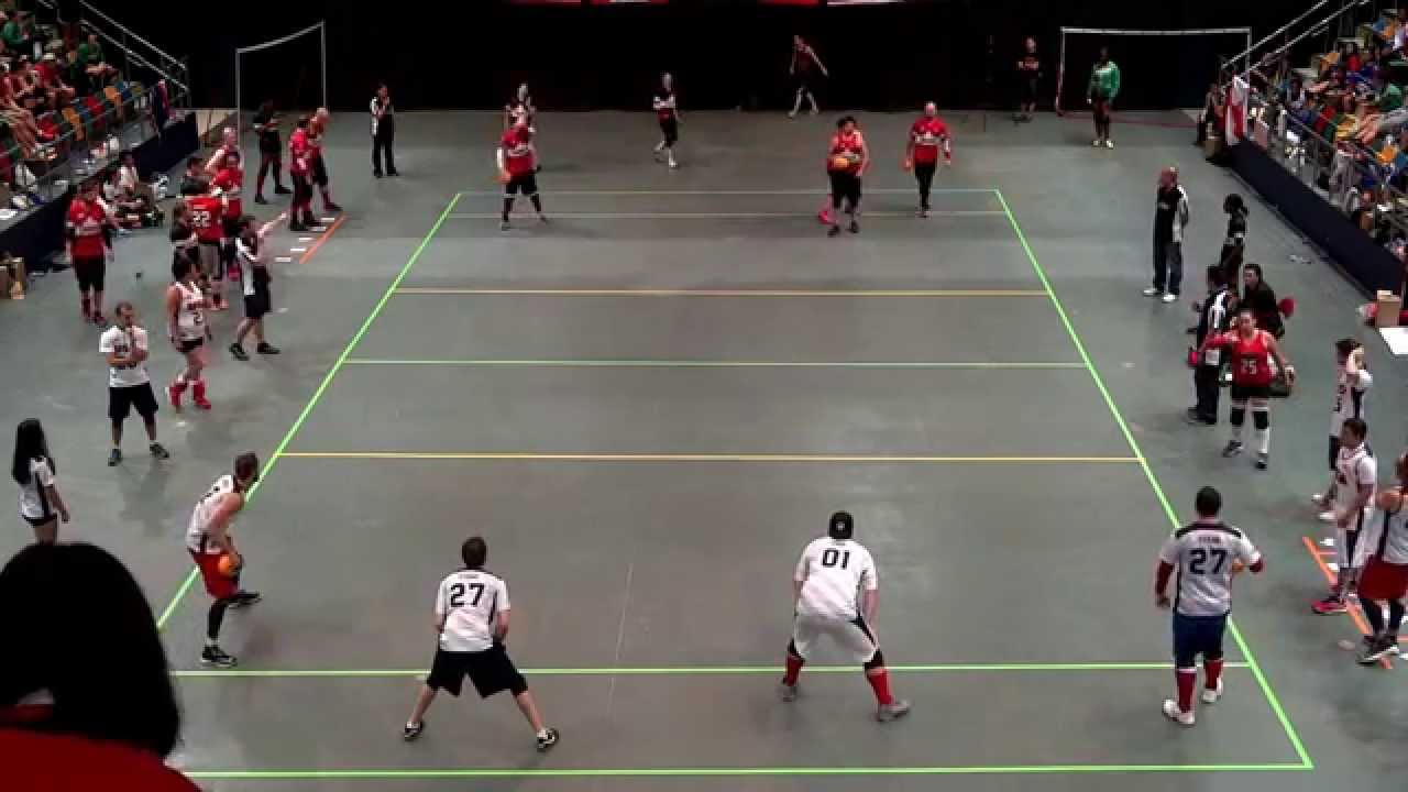 Canada vs USA - Men's Final | Dodgeball World Championship 2014 | 1st Half