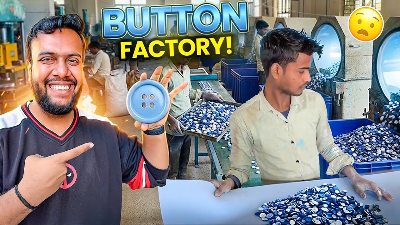 Polyester Button Manufacturing Process | Amazing Factory Machine Work