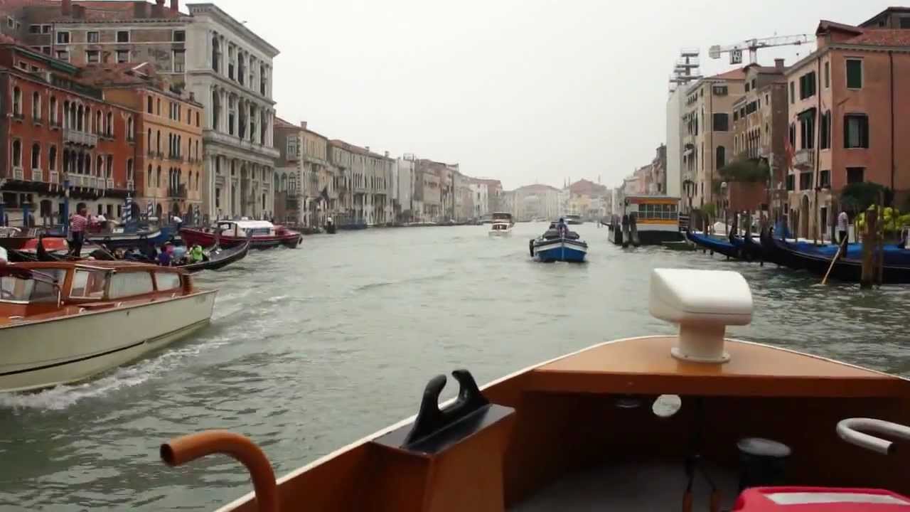 Venice Grand Canal from Front of Vaporetto