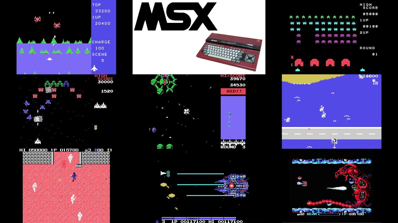 【MSX】で発売されたアーケードシューティングゲームの移植作