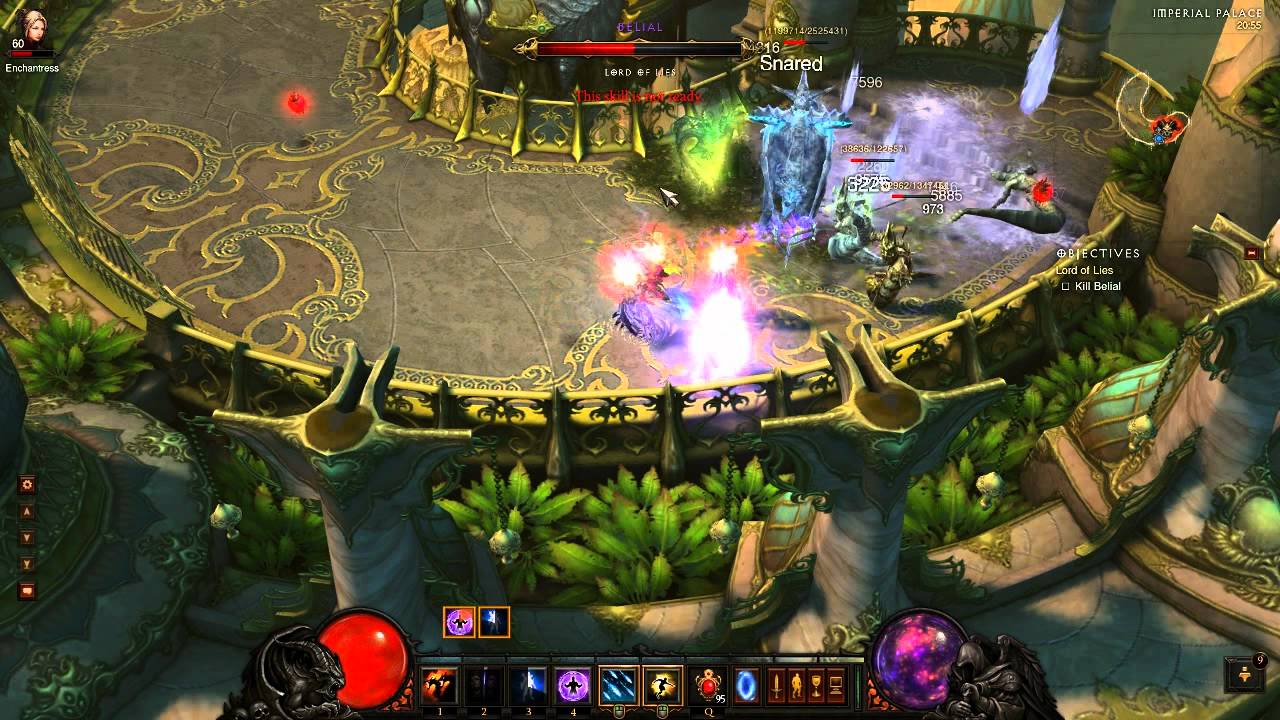 Diablo 3: Inferno Belial solo kill as Wizard