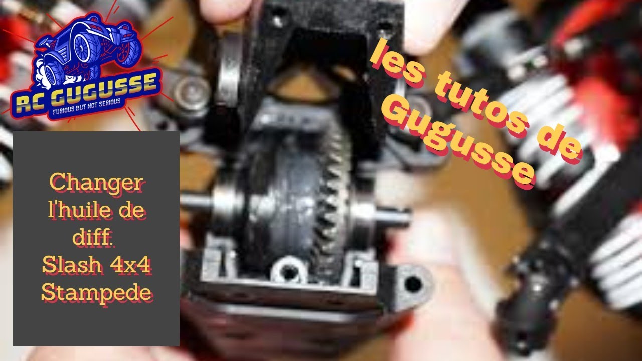 Les tutos de Gugusse - Huile de differentiel Slash 4X4 - Stampede - Traxxas Rally