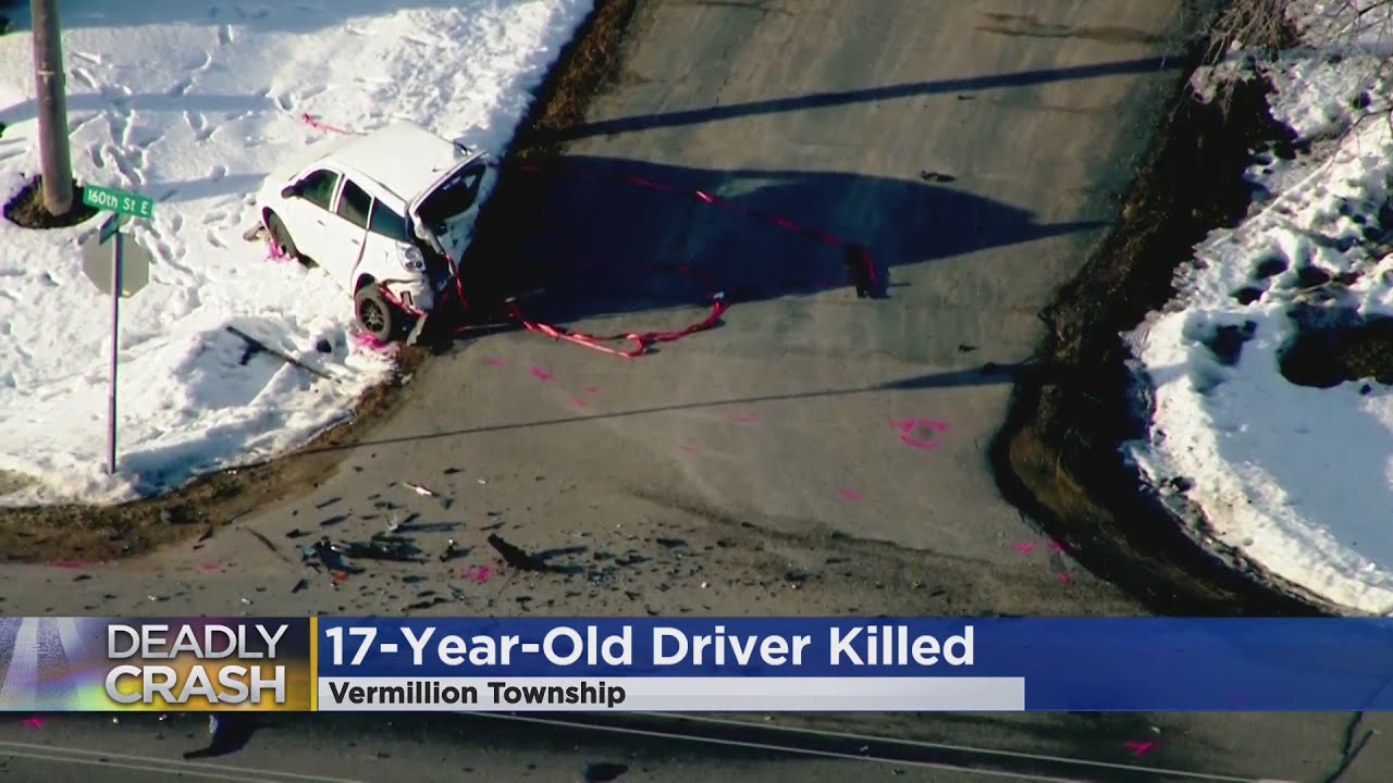 Teen killed in 3-vehicle crash in Vermillion Township