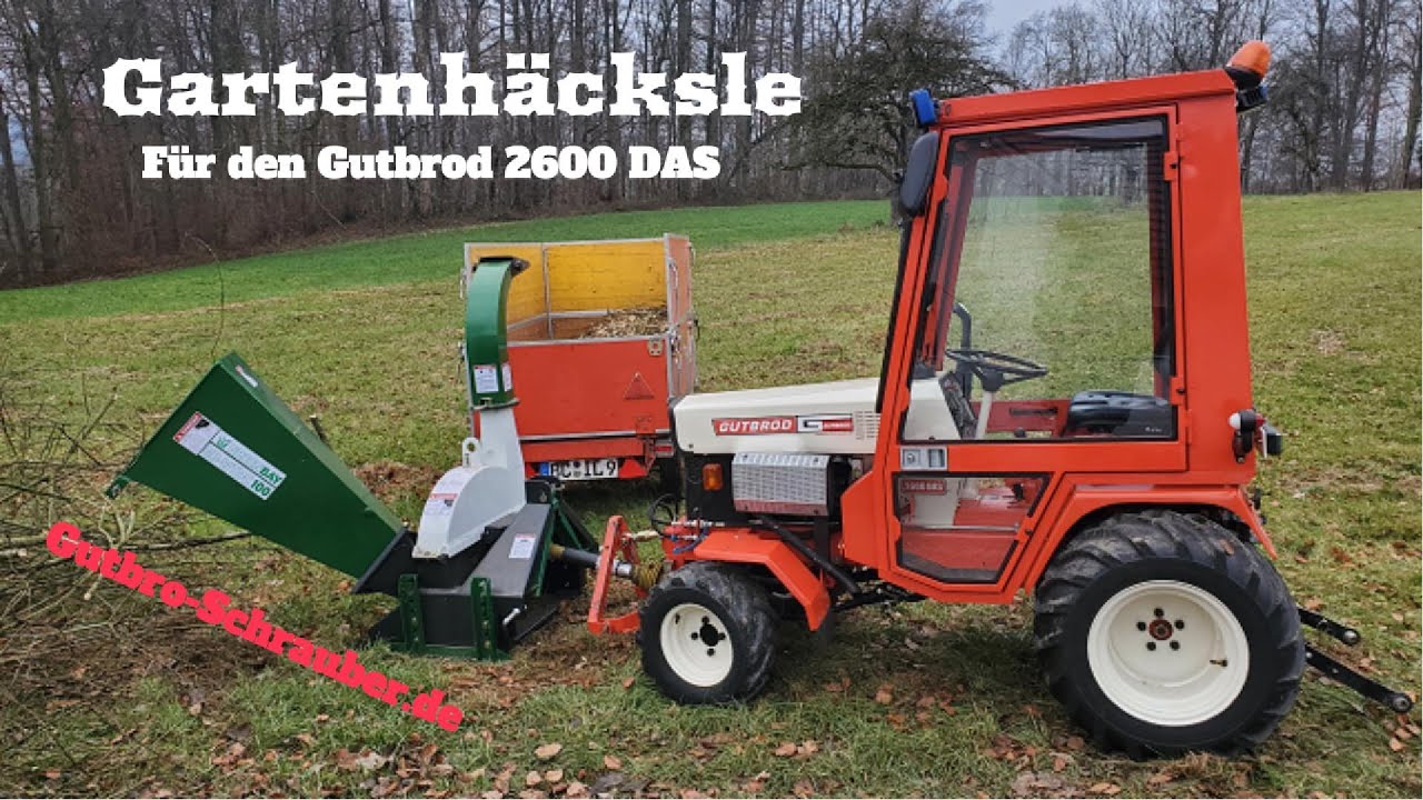 Gartenhäcksler für Gutbrod 2600 DAS