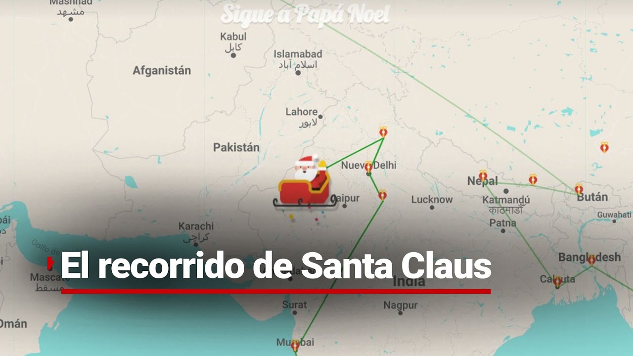 ¡Santa Claus ya está en camino! ✨🎅 | Ha iniciado el viaje de Santa Claus desde el Polo Norte